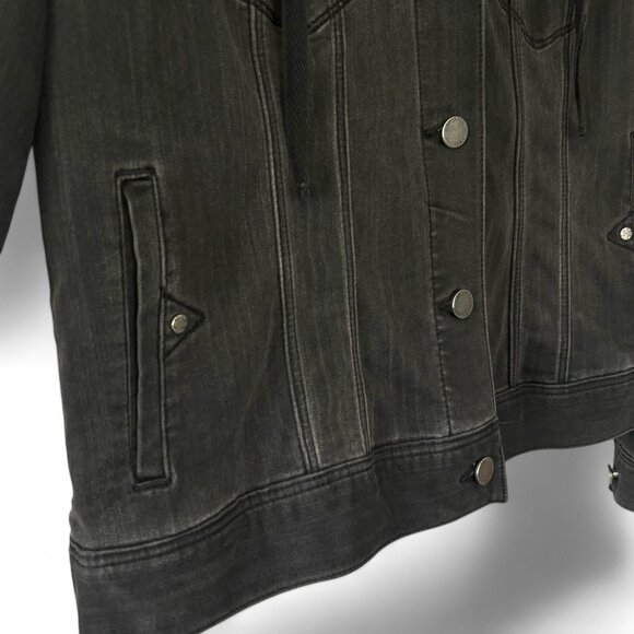 NWOT! Liverpool Los Angeles Black Denim Jacket - Picture 5 of 9